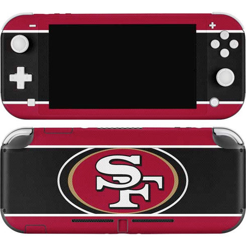 NFL San Francisco 49ers Zone Block Nintendo Switch Lite Skin